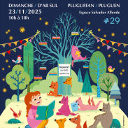 Affiche Salon livre Pluguffan 2025