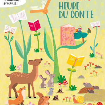 Flyer Biblio Chateaulin - illus + graphisme